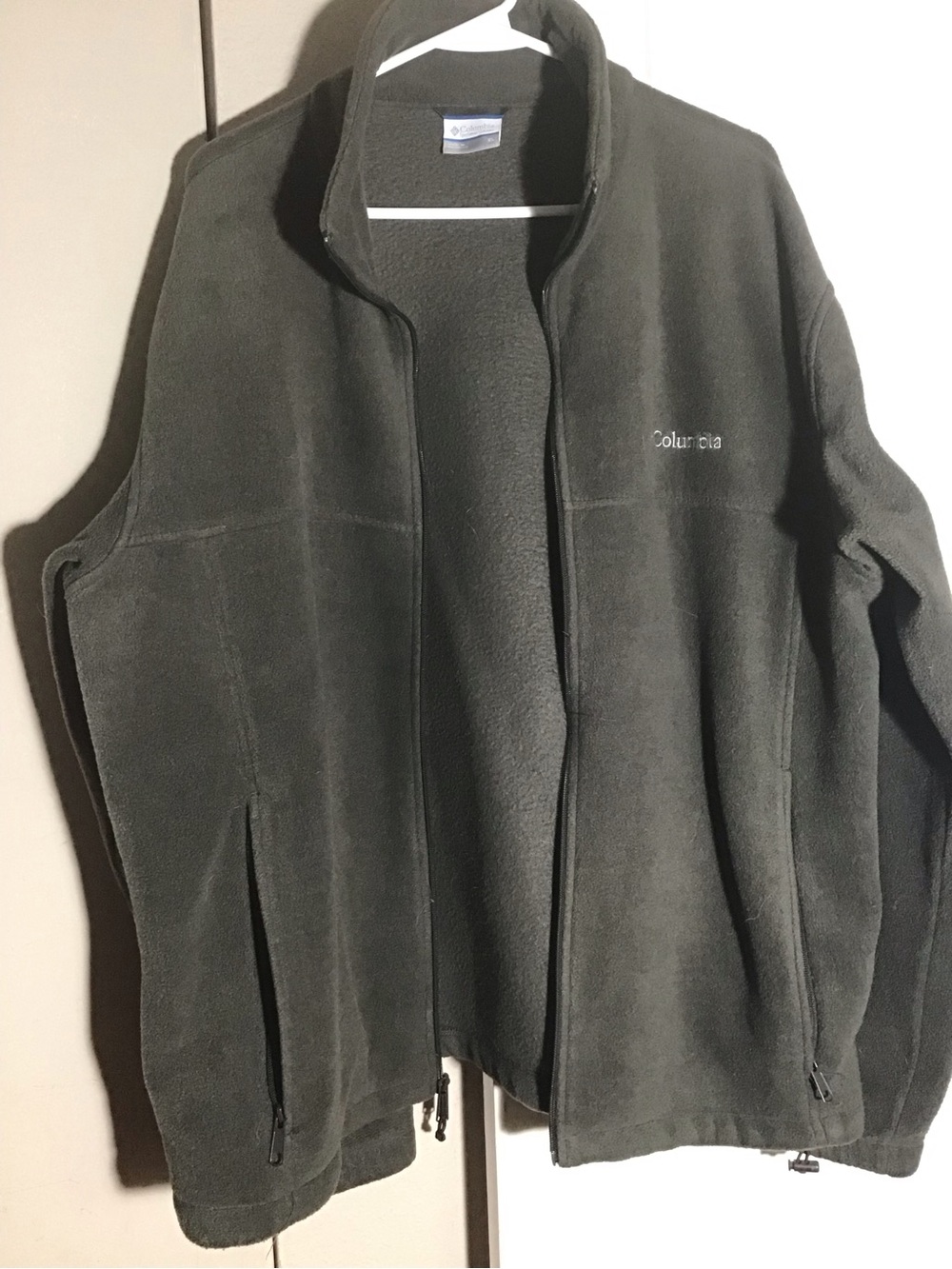 Columbia Olive Green Full-Zip Performance Fleece Jacket XL